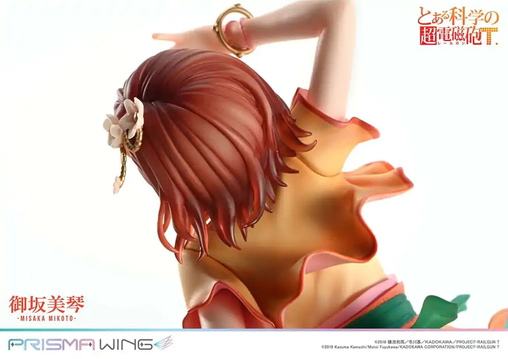 To Aru Kagaku no Railgun Prisma Wing PVC Figúrka 1/7 Misaka Mikoto 22 cm termékfotó