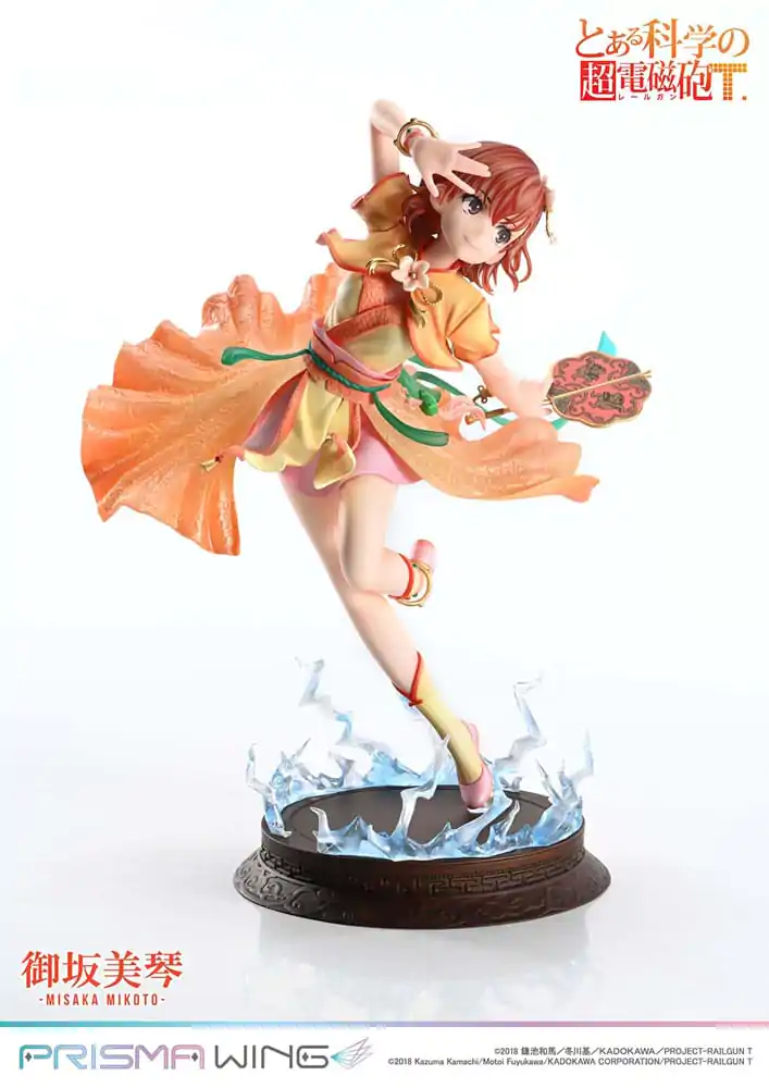 To Aru Kagaku no Railgun Prisma Wing PVC Figúrka 1/7 Misaka Mikoto 22 cm termékfotó