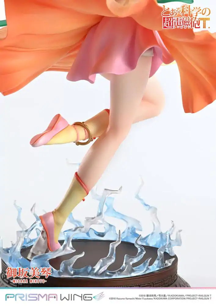 To Aru Kagaku no Railgun Prisma Wing PVC Figúrka 1/7 Misaka Mikoto 22 cm termékfotó