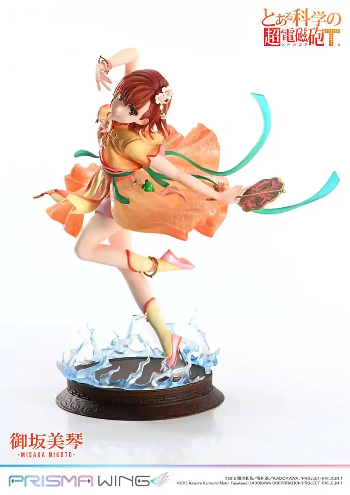 To Aru Kagaku no Railgun Prisma Wing PVC Figúrka 1/7 Misaka Mikoto 22 cm termékfotó