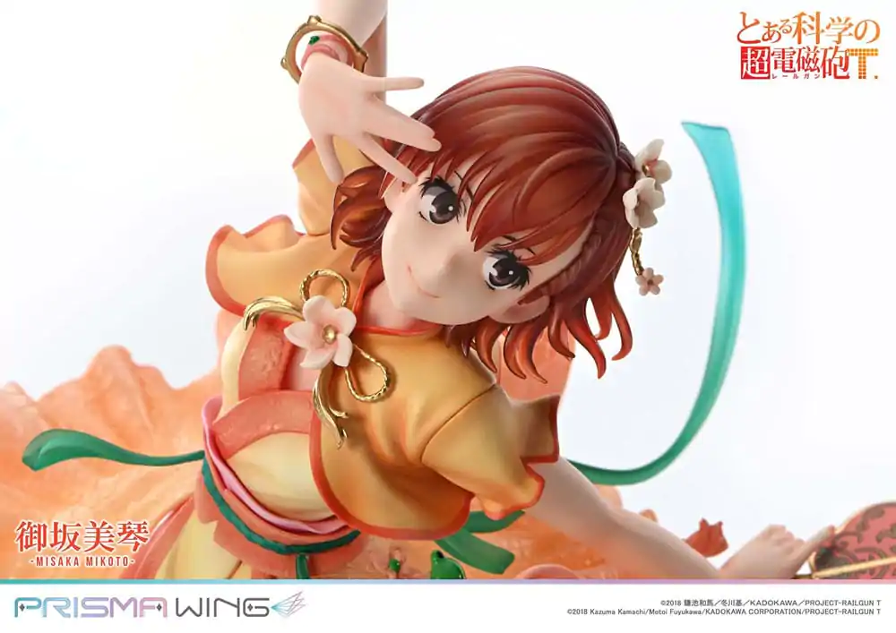 To Aru Kagaku no Railgun Prisma Wing PVC Figúrka 1/7 Misaka Mikoto 22 cm termékfotó