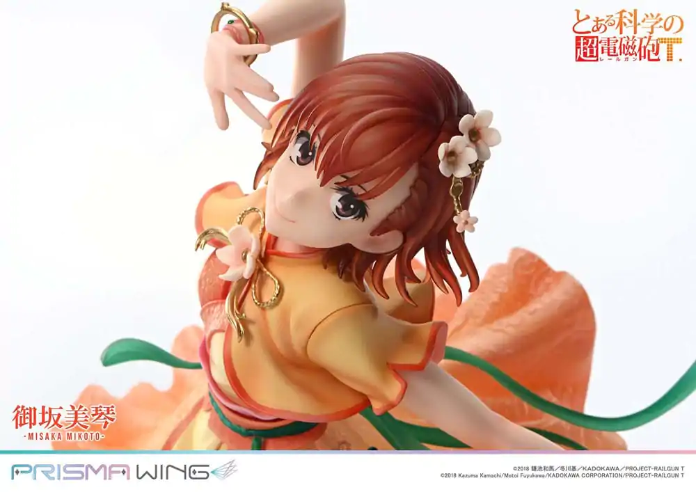 To Aru Kagaku no Railgun Prisma Wing PVC Figúrka 1/7 Misaka Mikoto 22 cm termékfotó