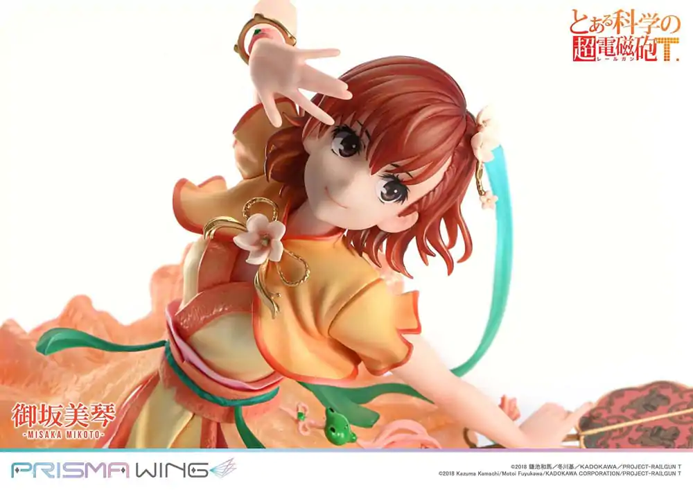 To Aru Kagaku no Railgun Prisma Wing PVC Figúrka 1/7 Misaka Mikoto 22 cm termékfotó