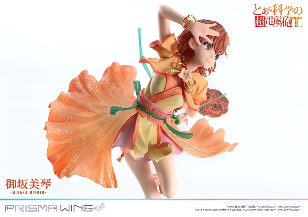 To Aru Kagaku no Railgun Prisma Wing PVC Figúrka 1/7 Misaka Mikoto 22 cm termékfotó