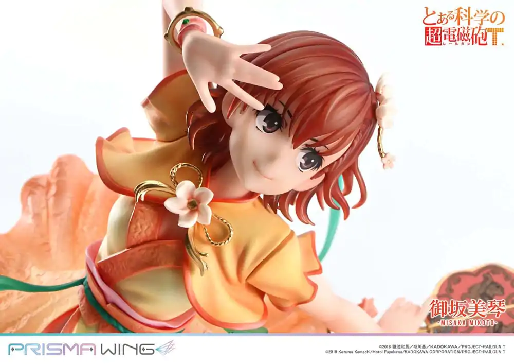 To Aru Kagaku no Railgun Prisma Wing PVC Figúrka 1/7 Misaka Mikoto 22 cm termékfotó