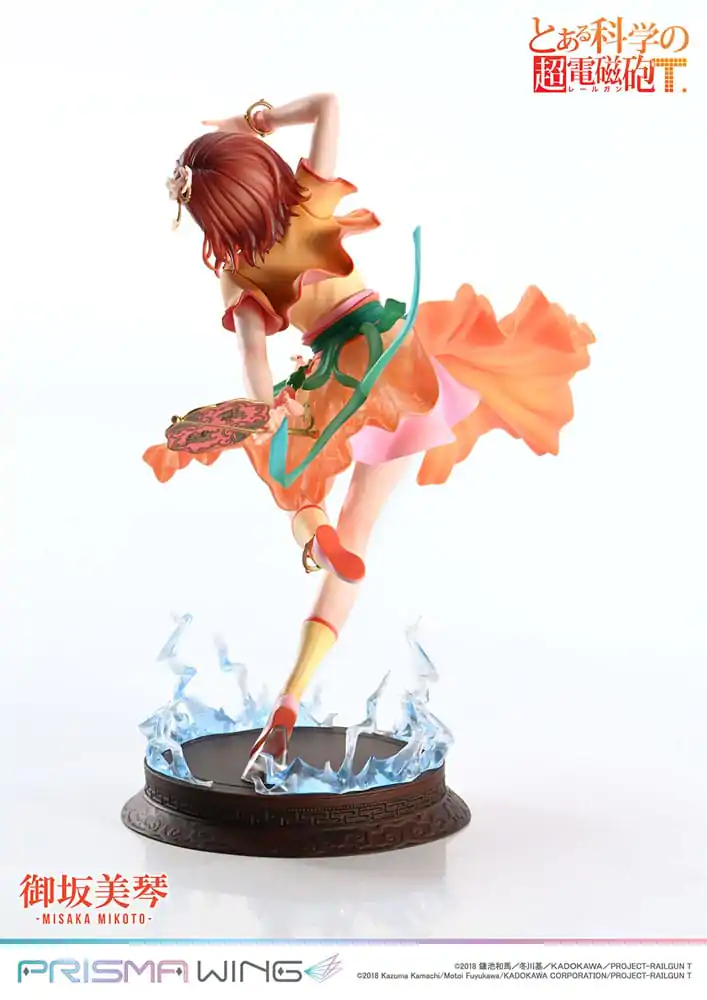 To Aru Kagaku no Railgun Prisma Wing PVC Figúrka 1/7 Misaka Mikoto 22 cm termékfotó