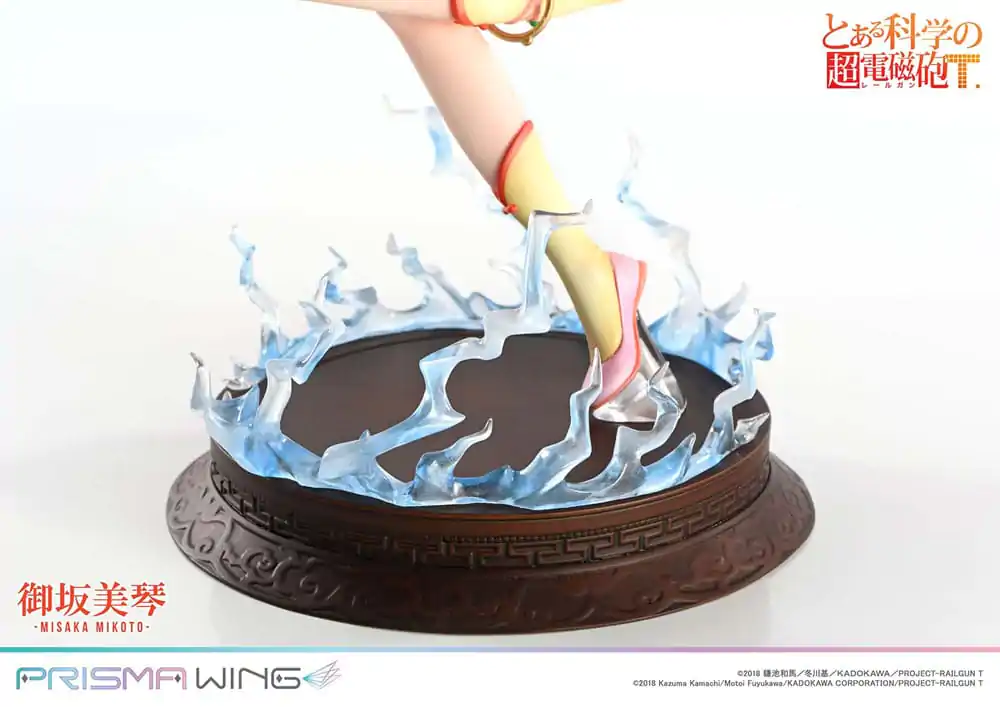 To Aru Kagaku no Railgun Prisma Wing PVC Figúrka 1/7 Misaka Mikoto 22 cm termékfotó