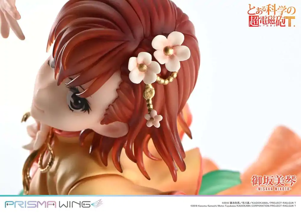 To Aru Kagaku no Railgun Prisma Wing PVC Socha 1/7 Misaka Mikoto Bonus Version 22 cm produktová fotografia