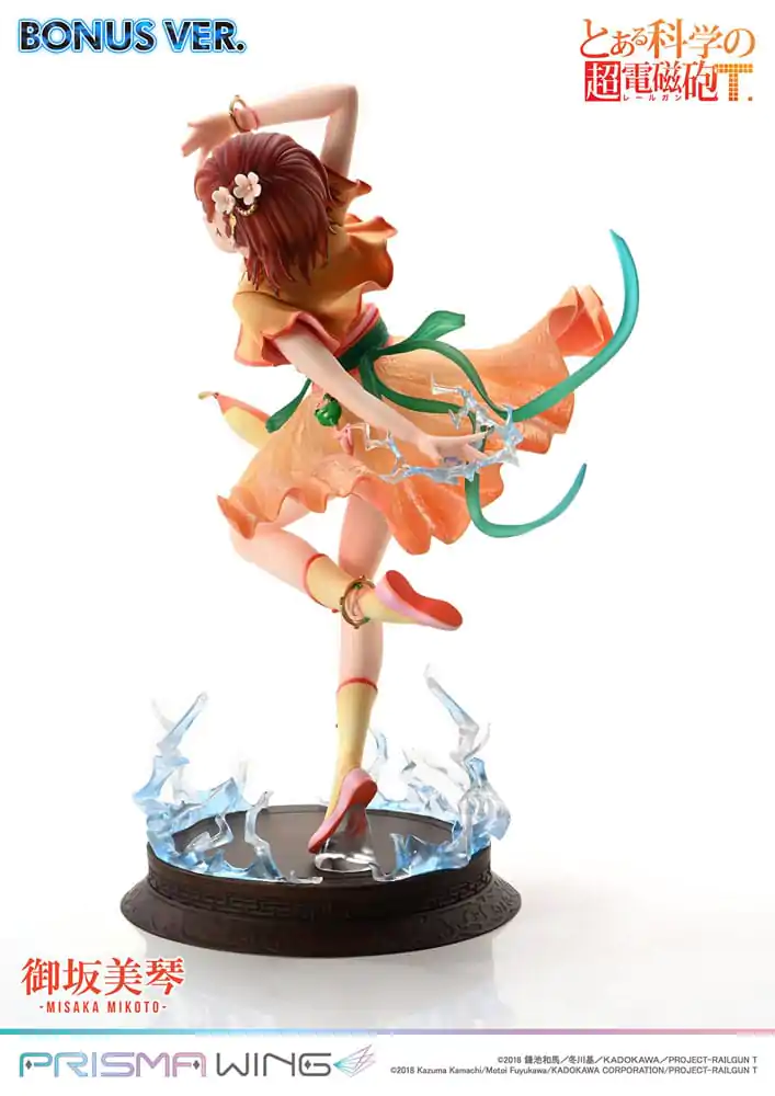 To Aru Kagaku no Railgun Prisma Wing PVC Socha 1/7 Misaka Mikoto Bonus Version 22 cm produktová fotografia