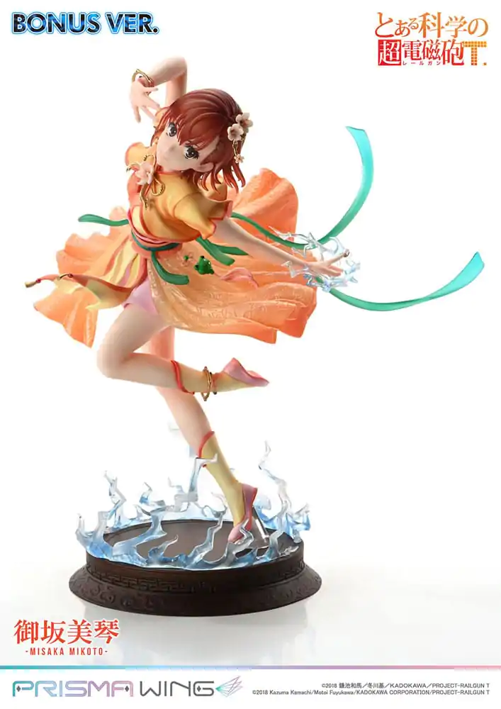 To Aru Kagaku no Railgun Prisma Wing PVC Socha 1/7 Misaka Mikoto Bonus Version 22 cm produktová fotografia