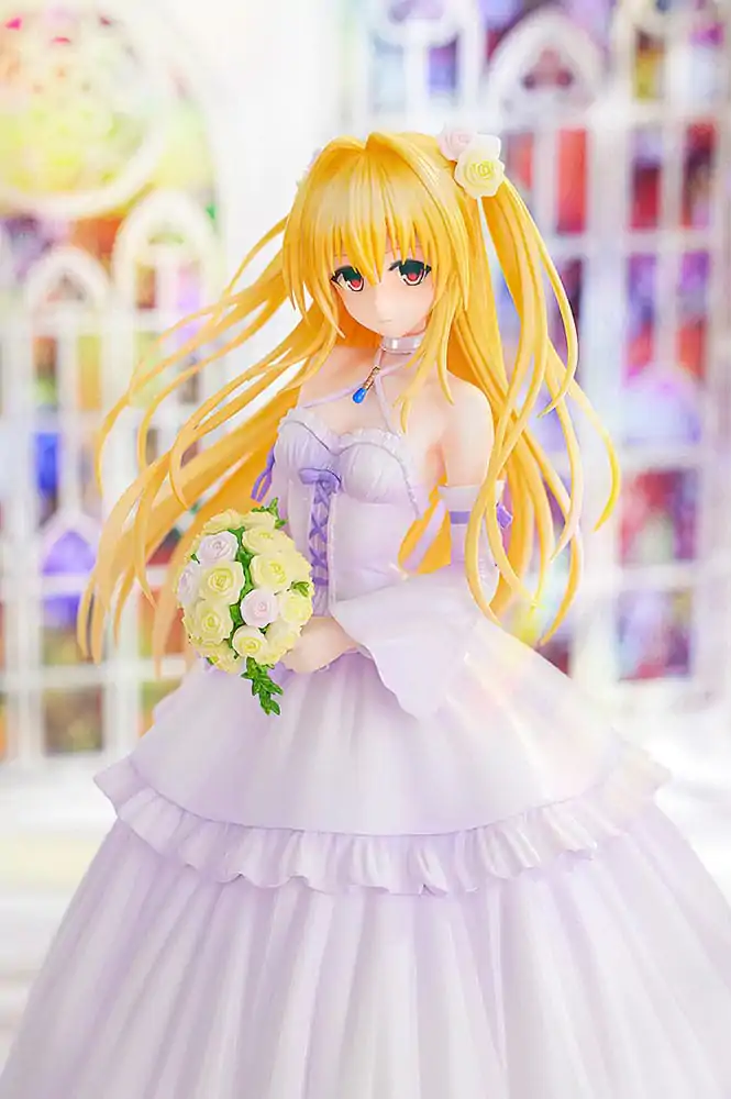 To Love-Ru Darkness PVC soška 1/7 Golden Darkness Wedding Dress Ver. 23 cm termékfotó