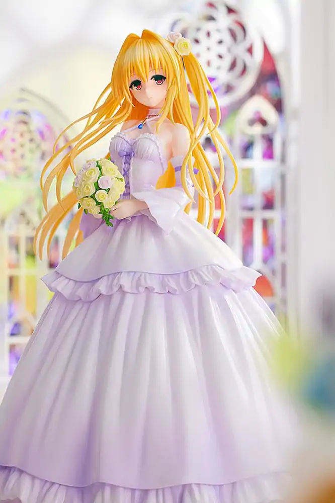 To Love-Ru Darkness PVC soška 1/7 Golden Darkness Wedding Dress Ver. 23 cm termékfotó