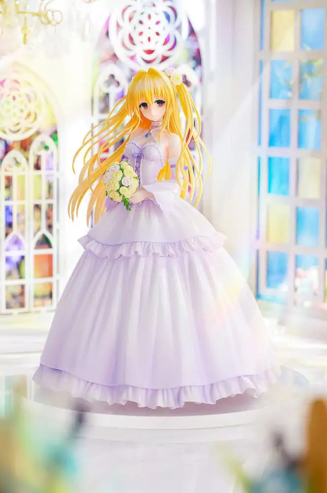 To Love-Ru Darkness PVC soška 1/7 Golden Darkness Wedding Dress Ver. 23 cm termékfotó