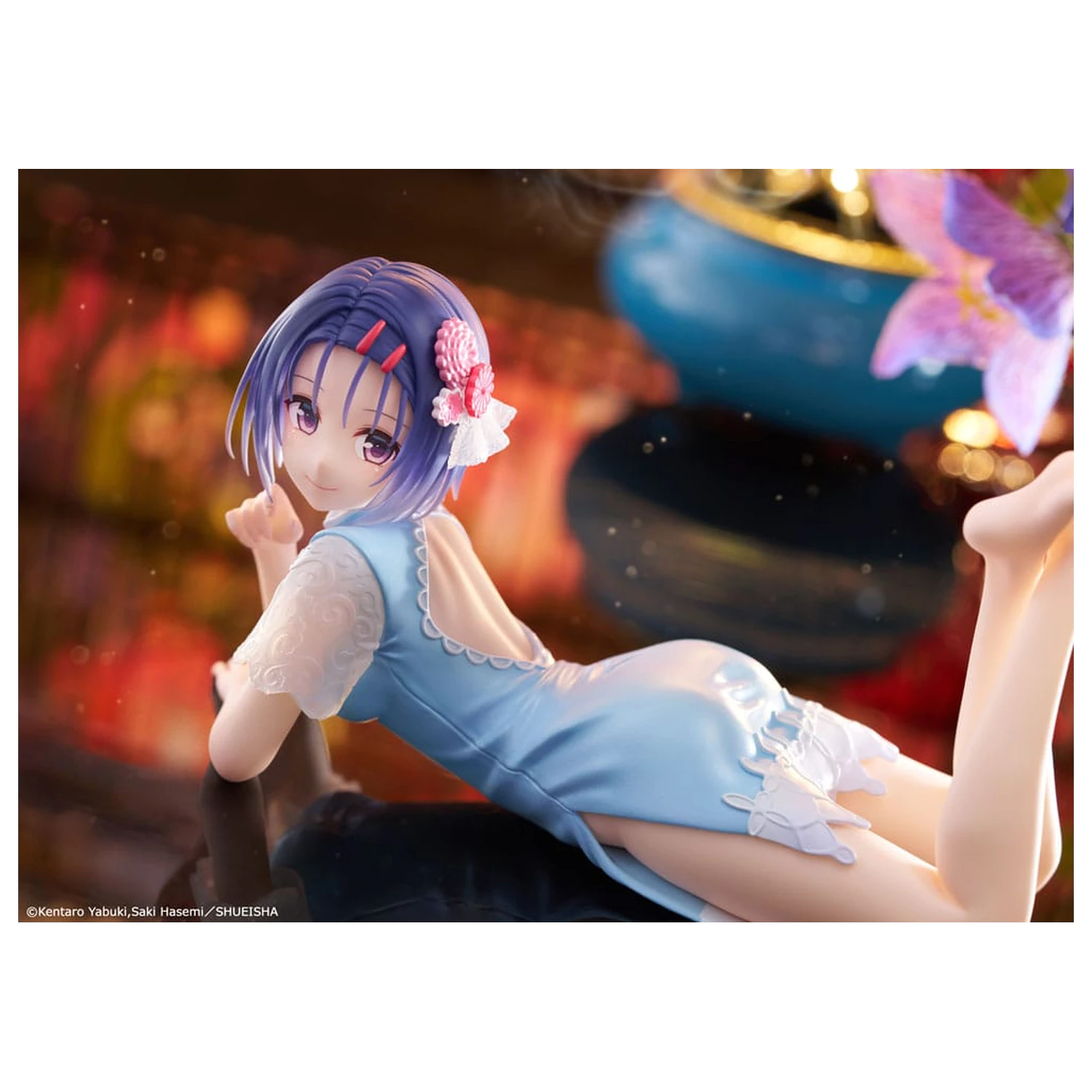 To Love-Ru Darkness PVC Socha Stolová roztomilá figúrka Haruna Sairenji (China Dress Ver.) 13 cm produktová fotografia