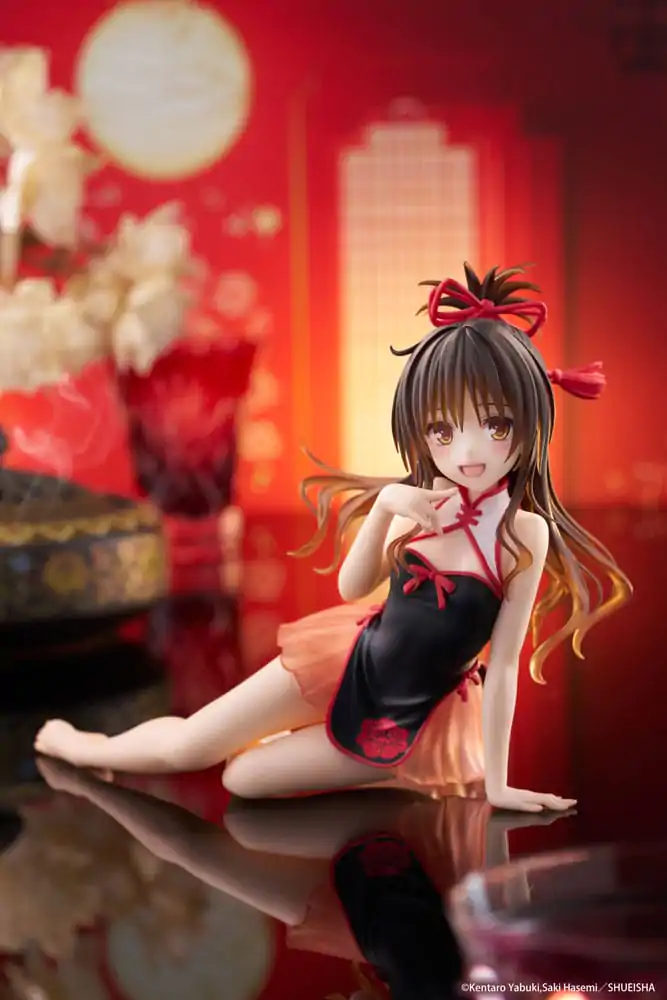 To Love-Ru Darkness PVC Socha Stolová Roztomilá Figúrka Mikan Yuki Chinese Dress Ver. 13 cm produktová fotografia