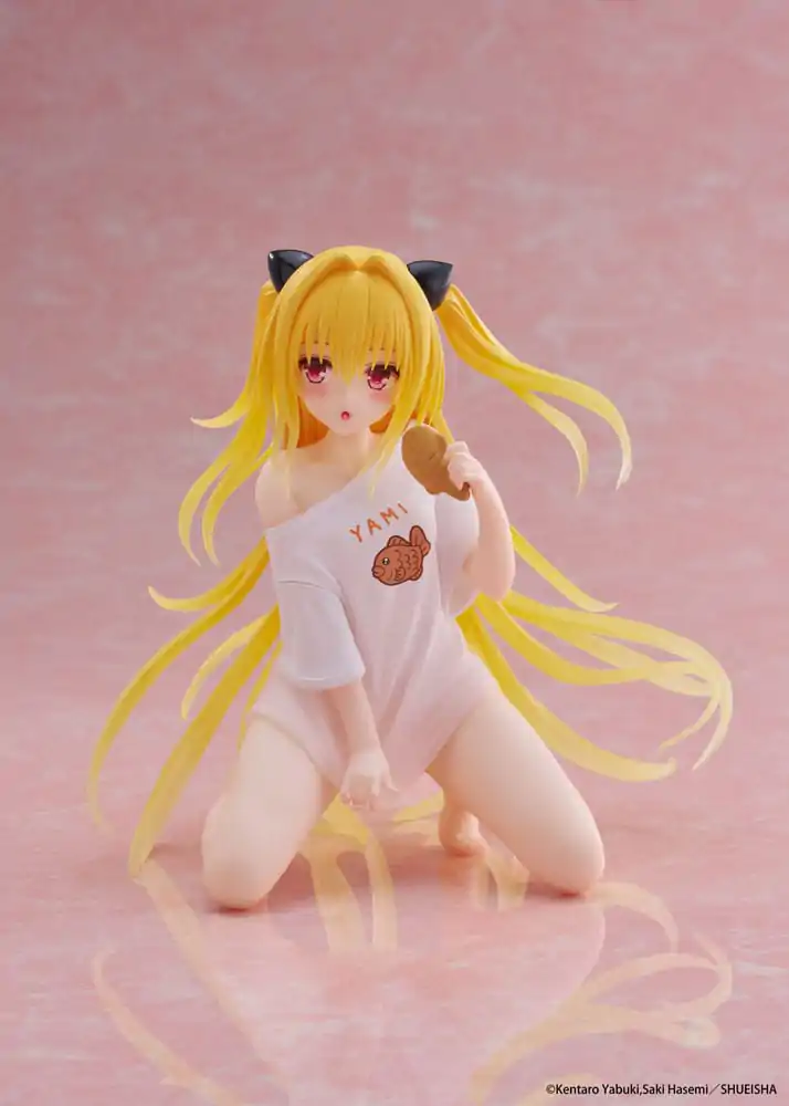 To Love-Ru Darkness PVC Socha Stolová roztomilá figúrka Golden Darkness Roomwear Ver. 13 cm produktová fotografia