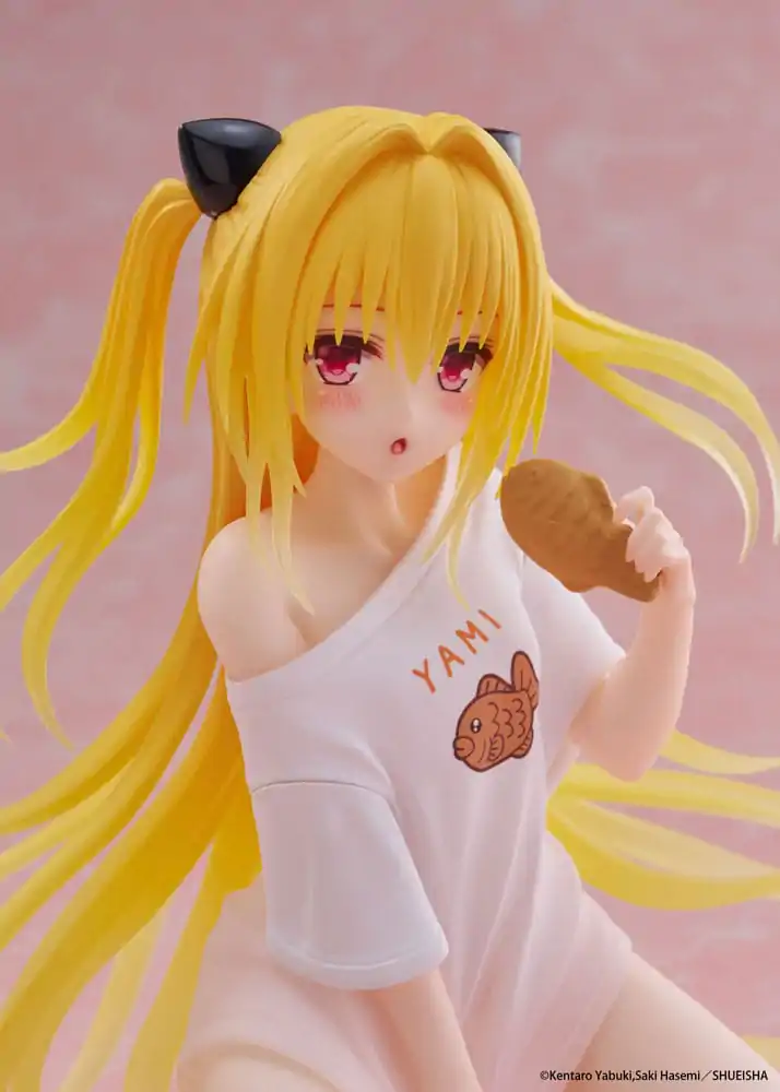 To Love-Ru Darkness PVC Socha Stolová roztomilá figúrka Golden Darkness Roomwear Ver. 13 cm produktová fotografia