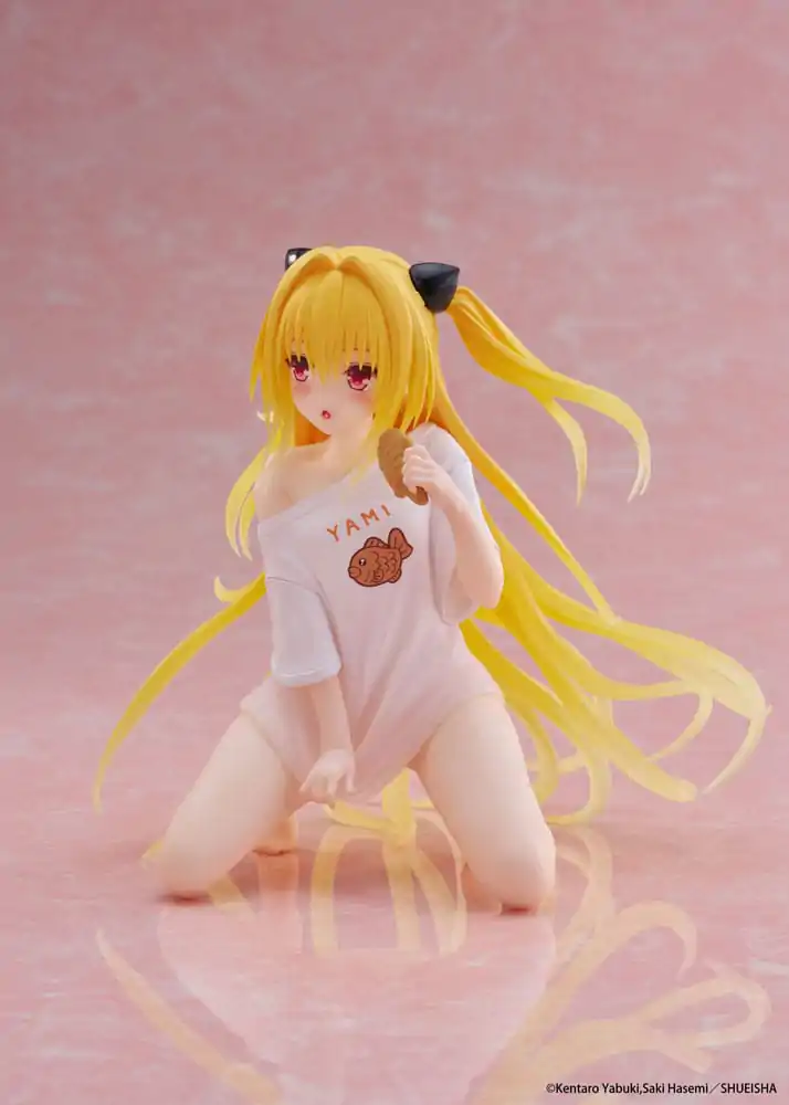To Love-Ru Darkness PVC Socha Stolová roztomilá figúrka Golden Darkness Roomwear Ver. 13 cm produktová fotografia