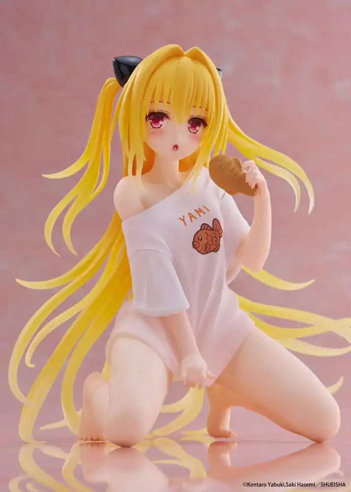 To Love-Ru Darkness PVC Socha Stolová roztomilá figúrka Golden Darkness Roomwear Ver. 13 cm produktová fotografia