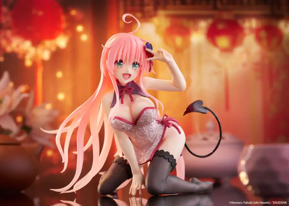 To Love-Ru Darkness PVC Socha Desktop Cute Figure Lala Chinese Dress Ver. 13 cm produktová fotografia