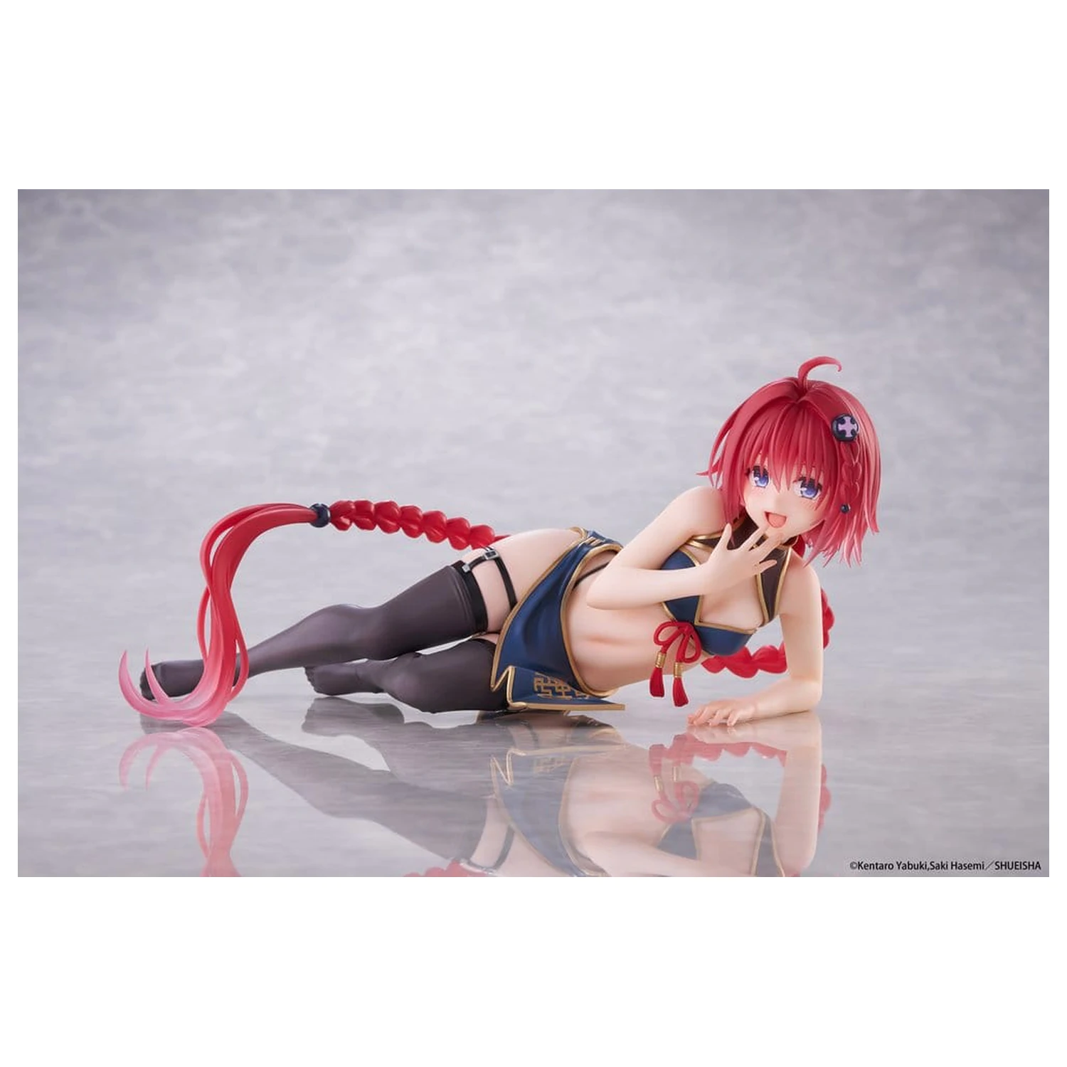 To Love-Ru Darkness Desktop Cute PVC Figúrka Mea Kurosaki (Chinese Dress Ver.) 13 cm produktová fotografia