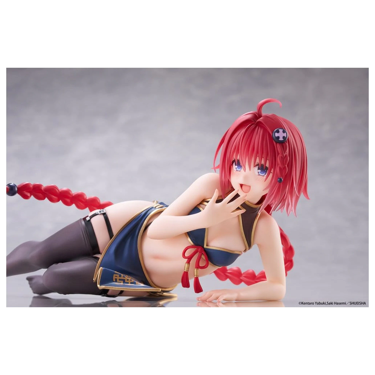 To Love-Ru Darkness Desktop Cute PVC Figúrka Mea Kurosaki (Chinese Dress Ver.) 13 cm produktová fotografia