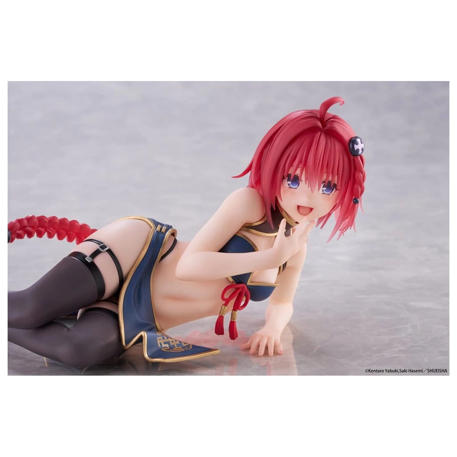 To Love-Ru Darkness Desktop Cute PVC Figúrka Mea Kurosaki (Chinese Dress Ver.) 13 cm produktová fotografia