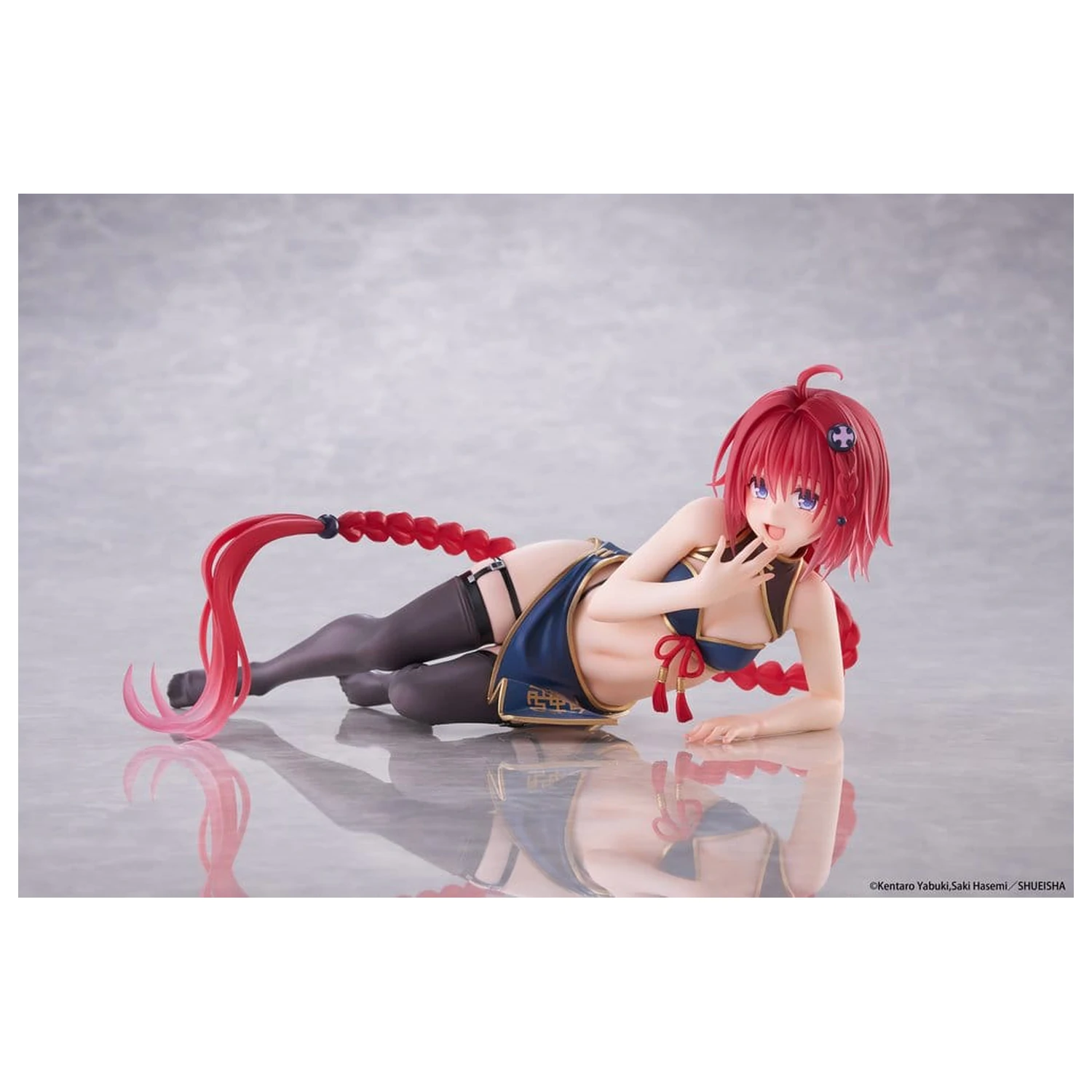 To Love-Ru Darkness Desktop Cute PVC Figúrka Mea Kurosaki (Chinese Dress Ver.) 13 cm produktová fotografia