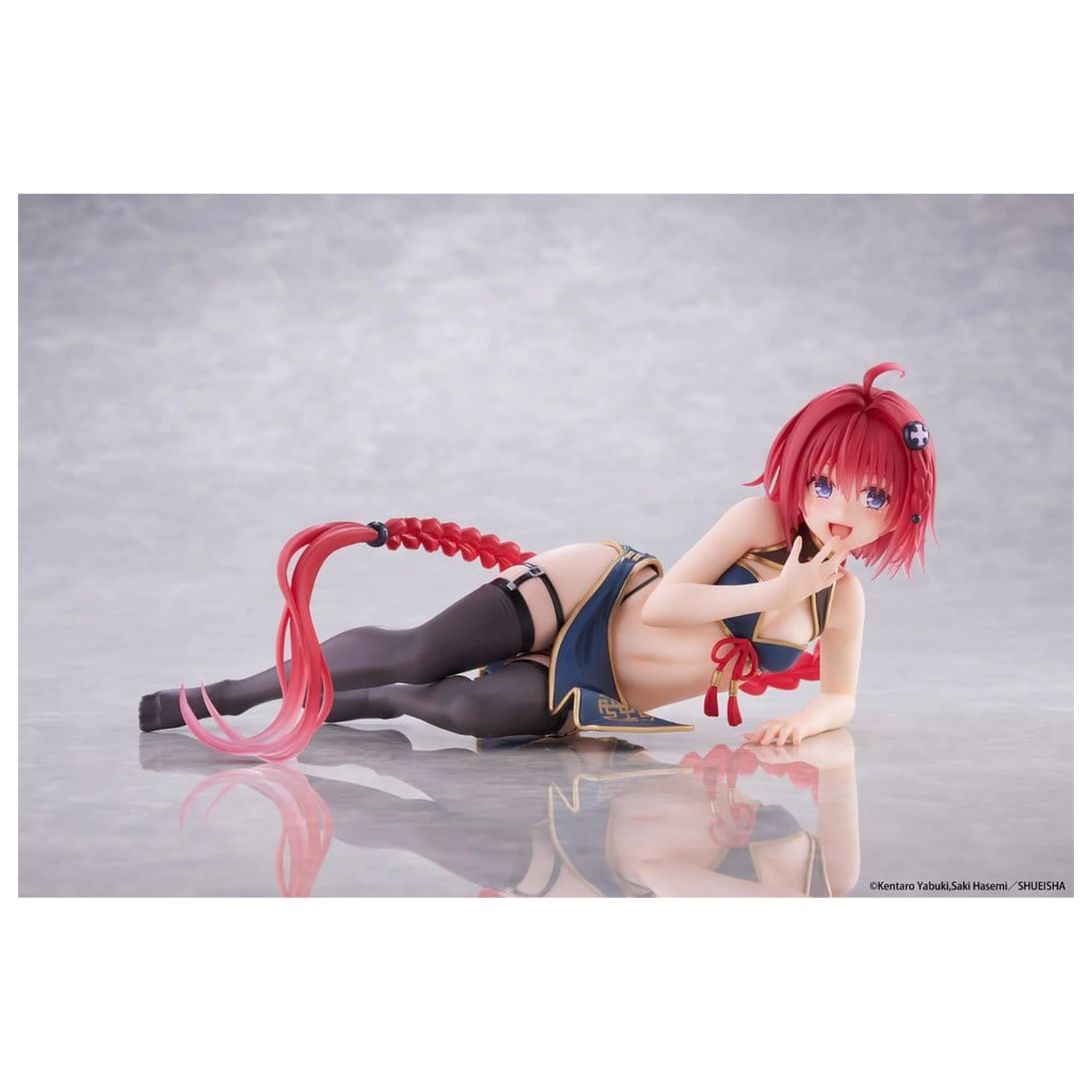 To Love-Ru Darkness Desktop Cute PVC Figúrka Mea Kurosaki (Chinese Dress Ver.) 13 cm produktová fotografia