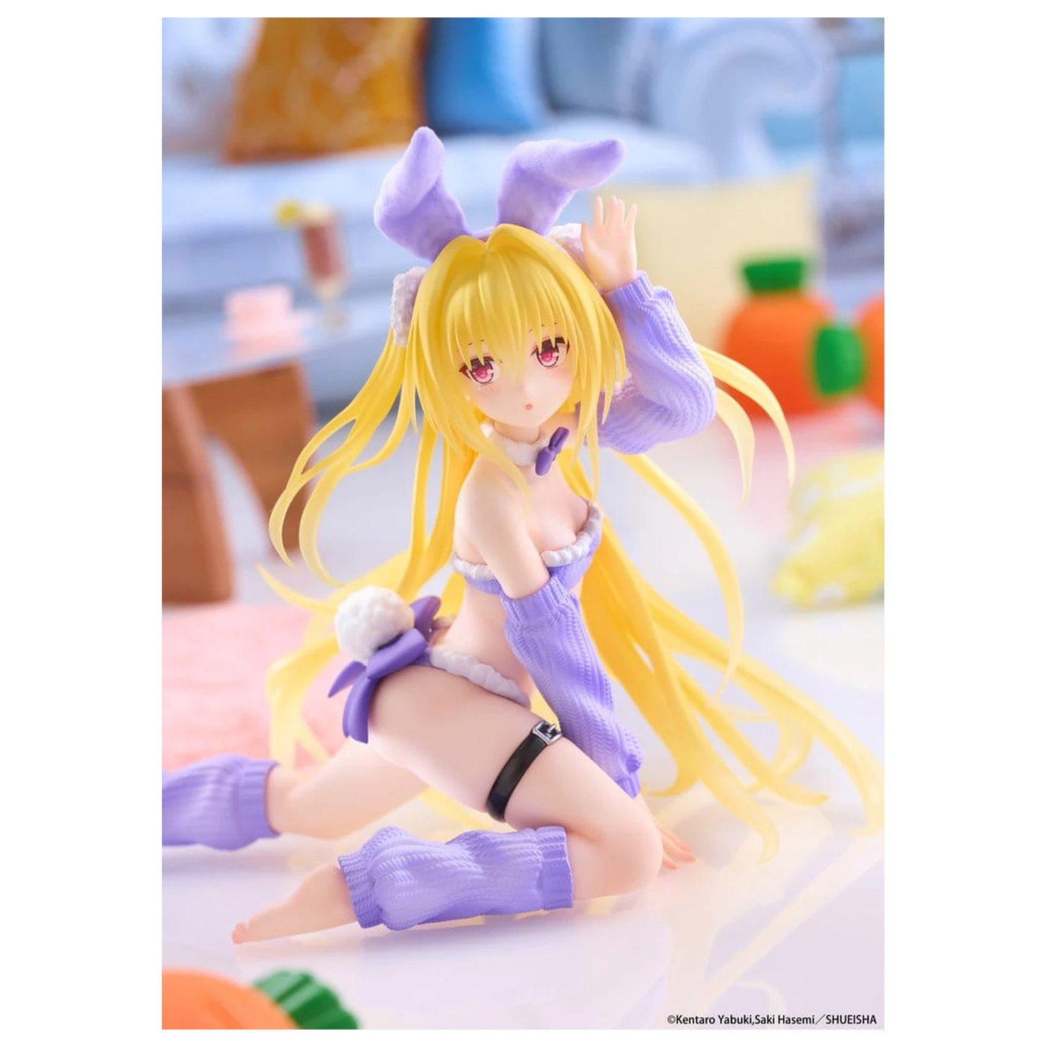 To Love-Ru Darkness MOFLOCK PVC figúrka Golden Darkness (Fluffy Bunny Ver.) 13 cm produktová fotografia