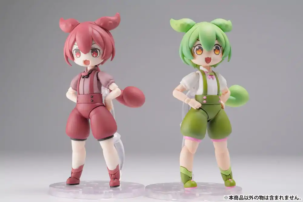 Tohoku Zunko Plastic Model Kit 1/12 Plafia Ankomon Mini Figúrka Set 10 cm produktová fotografia