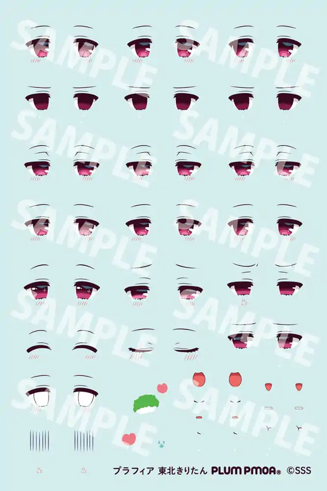 Tohoku Zunko plastová stavebnica modelu 1/12 Plafia Tohoku Kiritan Mini figúrka sada 12 cm produktová fotografia