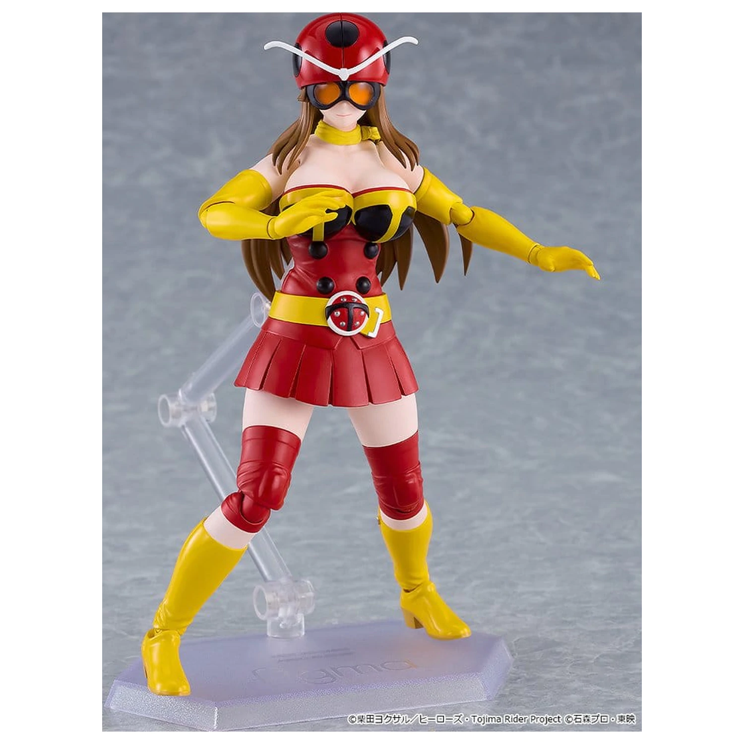 Tojima Wants to Be a Kamen Rider Figma Akčná figúrka Yuriko Okada (Electro-Wave Human Tackle Ver.) 14 cm produktová fotografia