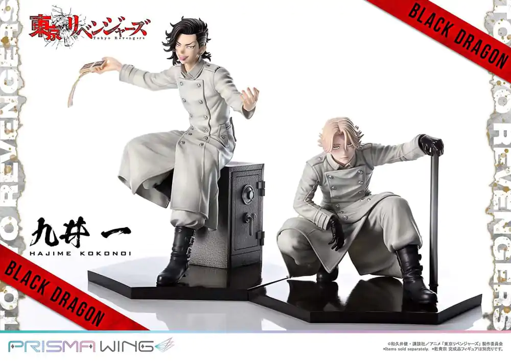 Tokyo Revengers Prisma Wing PVC Socha 1/7 Hajime Kokonoi Bonus Version 22 cm produktová fotografia