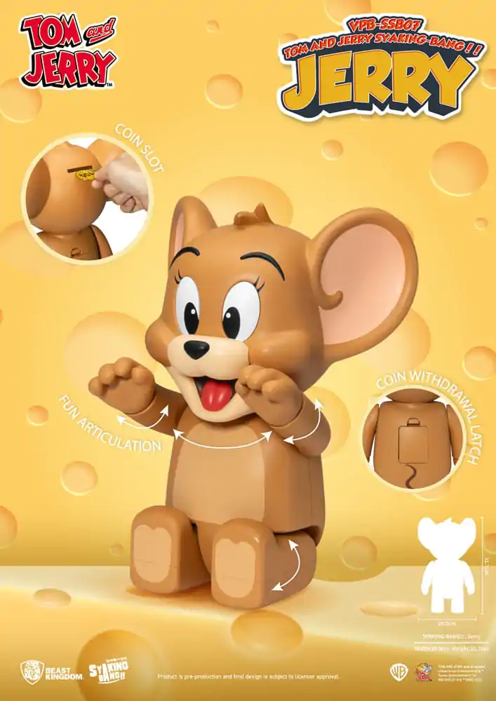 Tom & Jerry Syaking Bang PVC figúrka Jerry 30 cm produktová fotografia