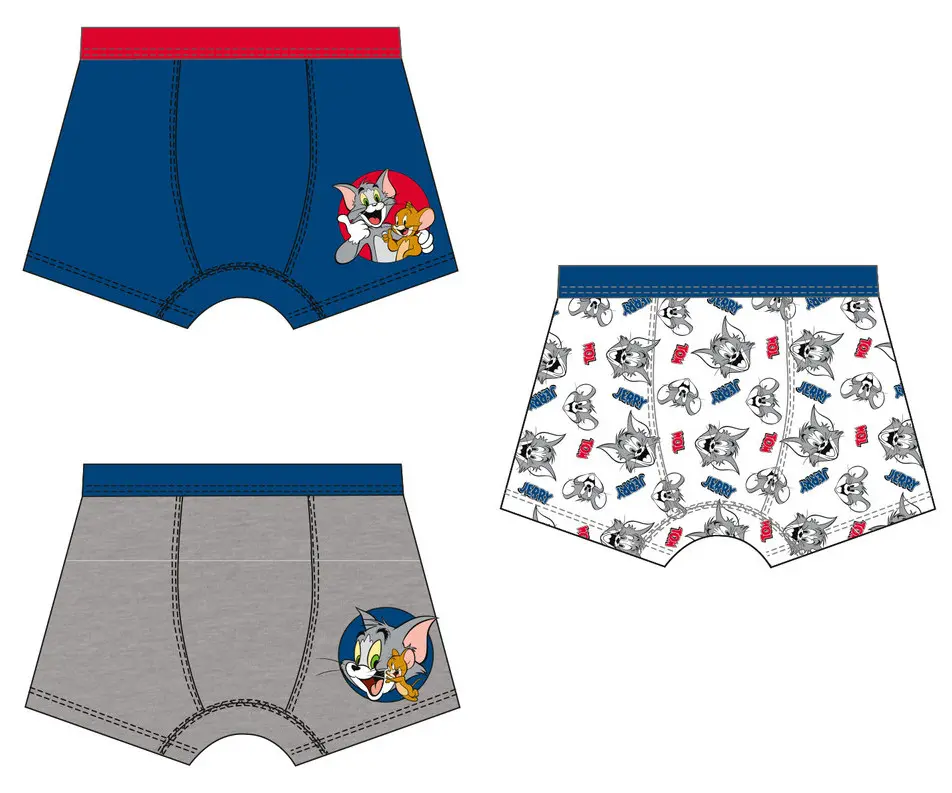 Tom and Jerry Chlapčenské boxerky 3-balenie 122/128 cm produktová fotografia