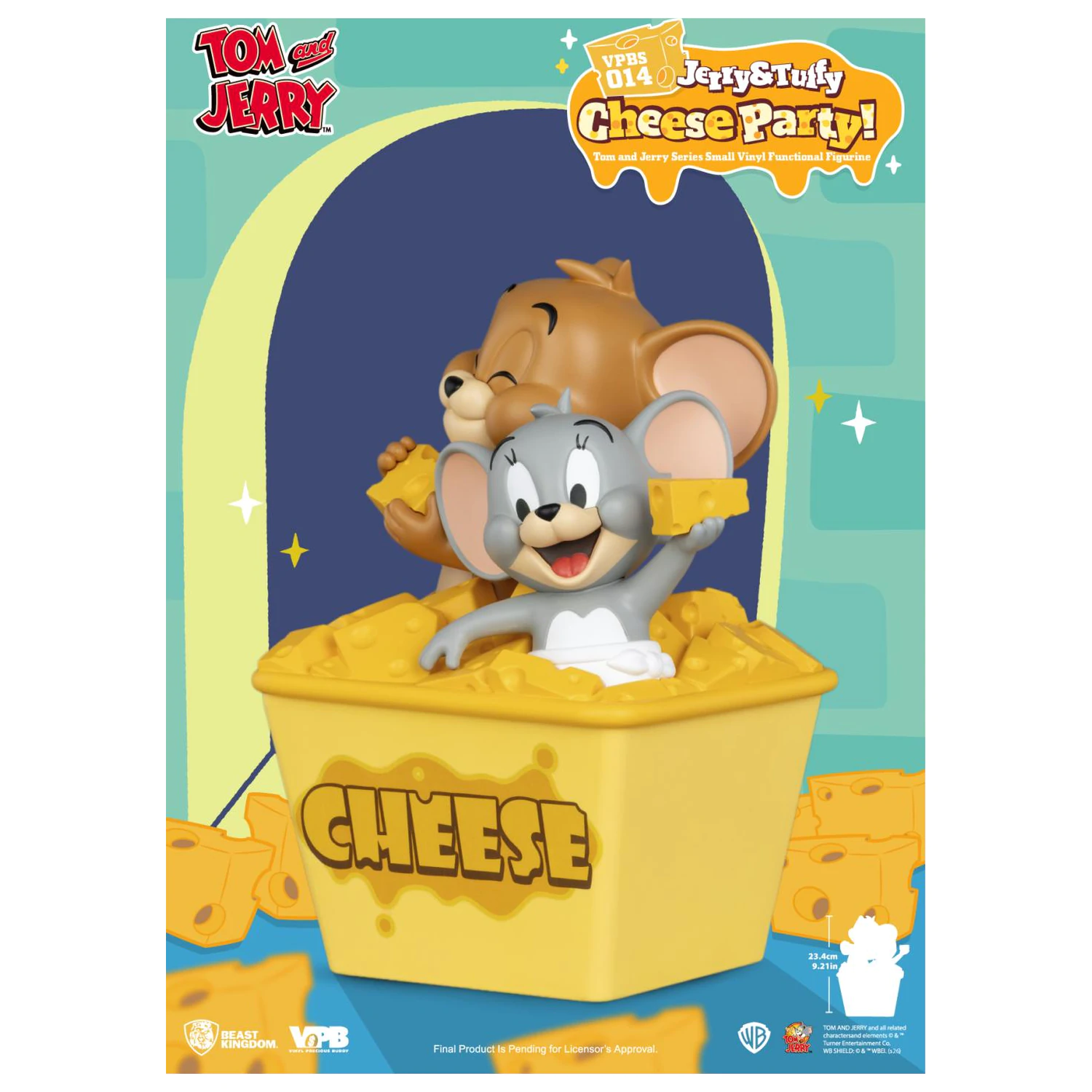 Tom & Jerry "Jerry & Tuffy Cheese Party" banka 23.4 cm produktová fotografia