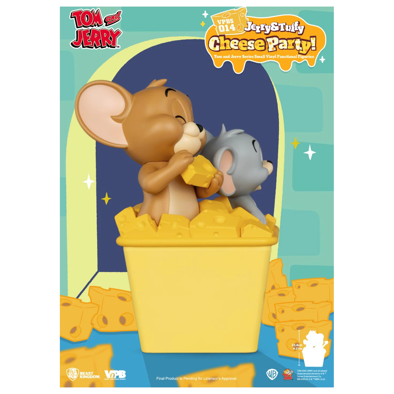 Tom & Jerry "Jerry & Tuffy Cheese Party" banka 23.4 cm produktová fotografia