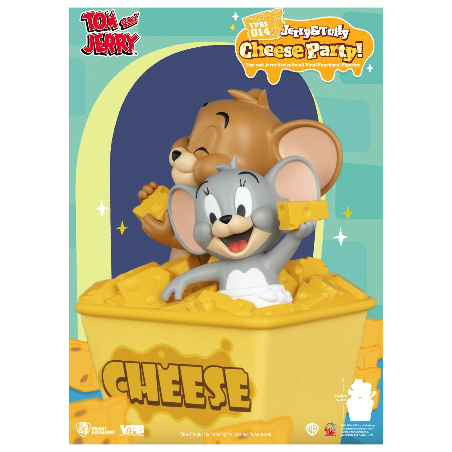 Tom & Jerry "Jerry & Tuffy Cheese Party" banka 23.4 cm produktová fotografia