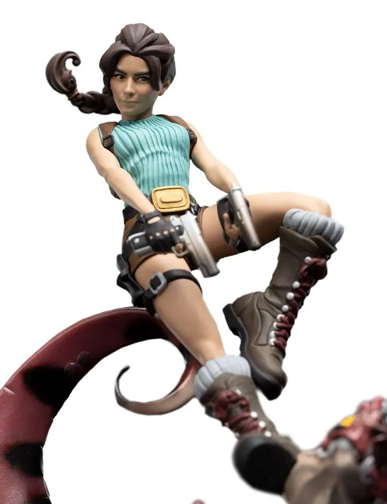 Tomb Raider Mini Epics Vinyl Figúrka Lara Croft & Raptor 24 cm termékfotó