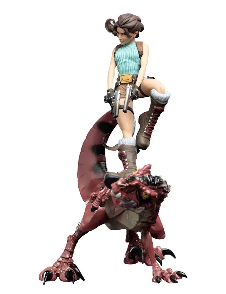 Tomb Raider Mini Epics Vinyl Figúrka Lara Croft & Raptor 24 cm termékfotó