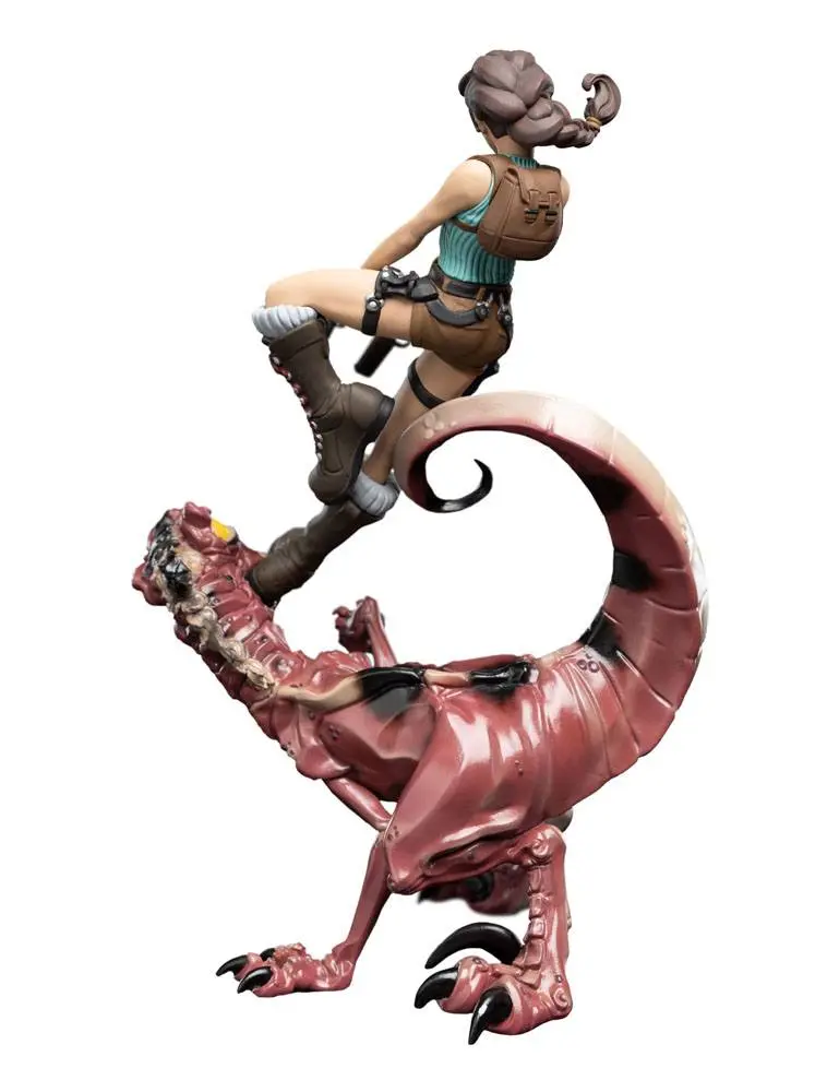 Tomb Raider Mini Epics Vinyl Figúrka Lara Croft & Raptor 24 cm termékfotó