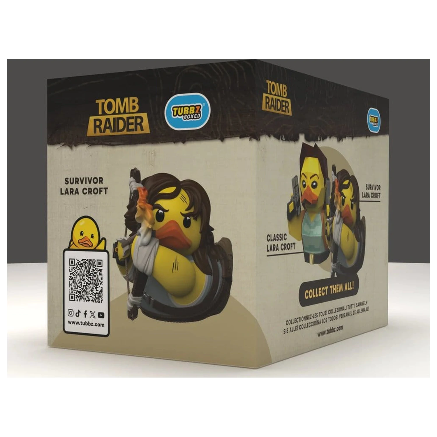 Tomb Raider Tubbz PVC figúrka Lara Croft (Survivor) Boxed Edition 10 cm produktová fotografia