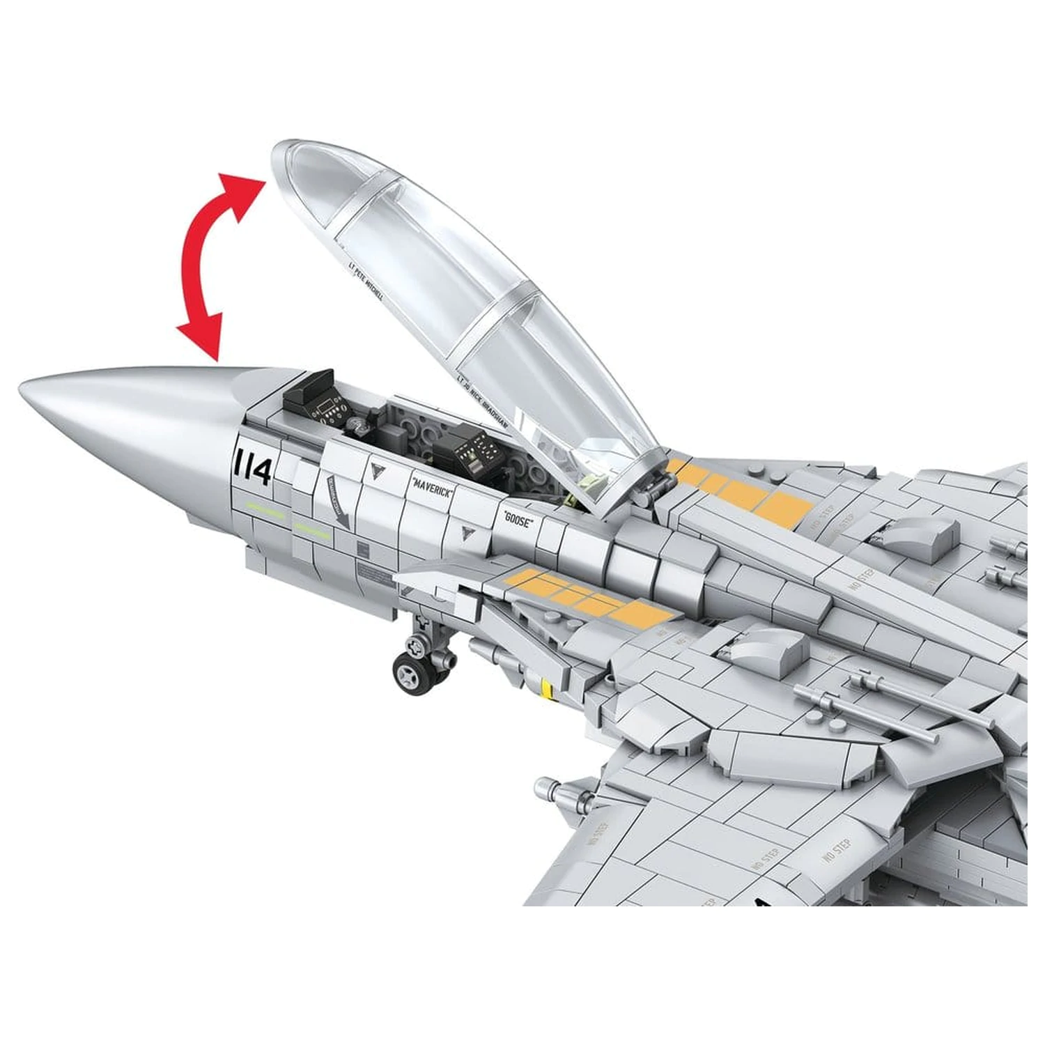 Top Gun Brick System Set Maverick's F-14A Tomcat produktová fotografia