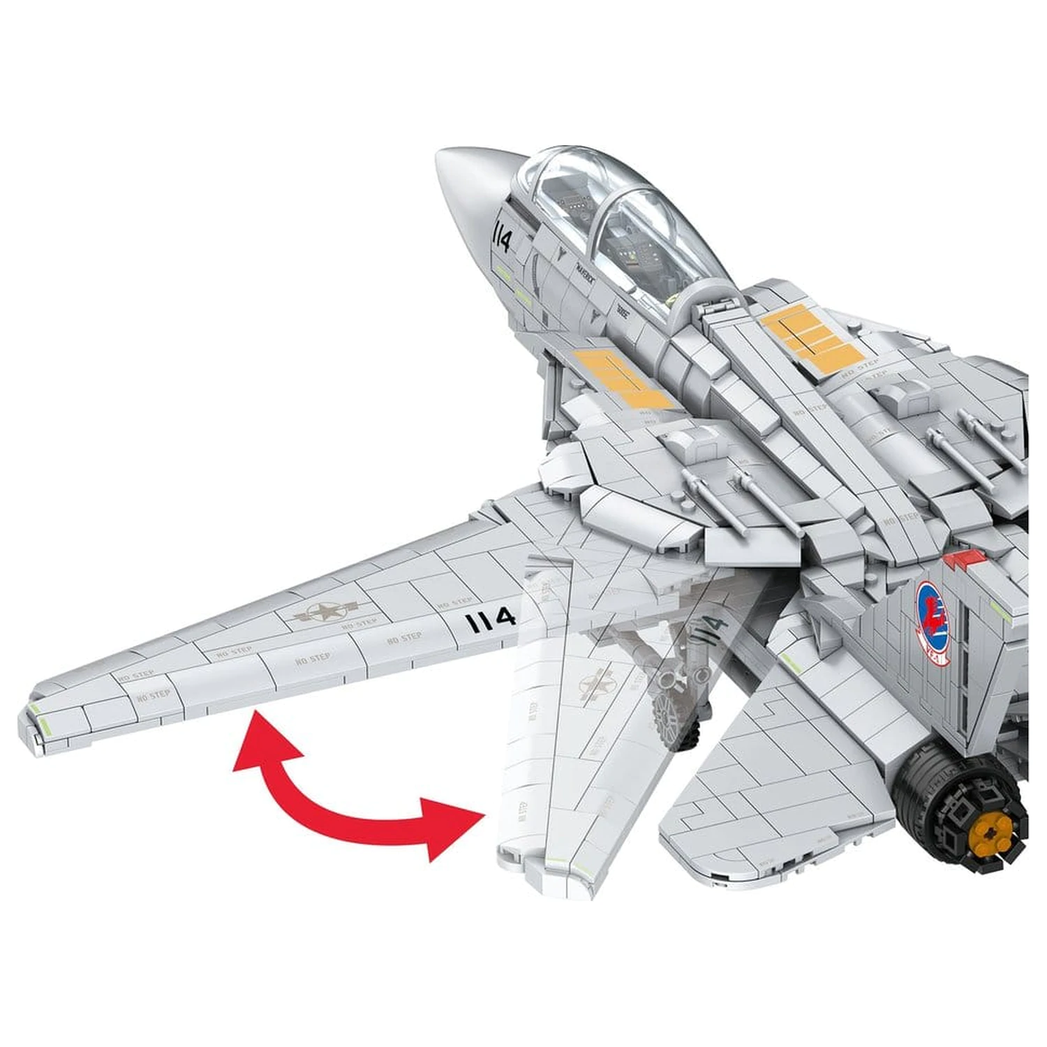 Top Gun Brick System Set Maverick's F-14A Tomcat produktová fotografia