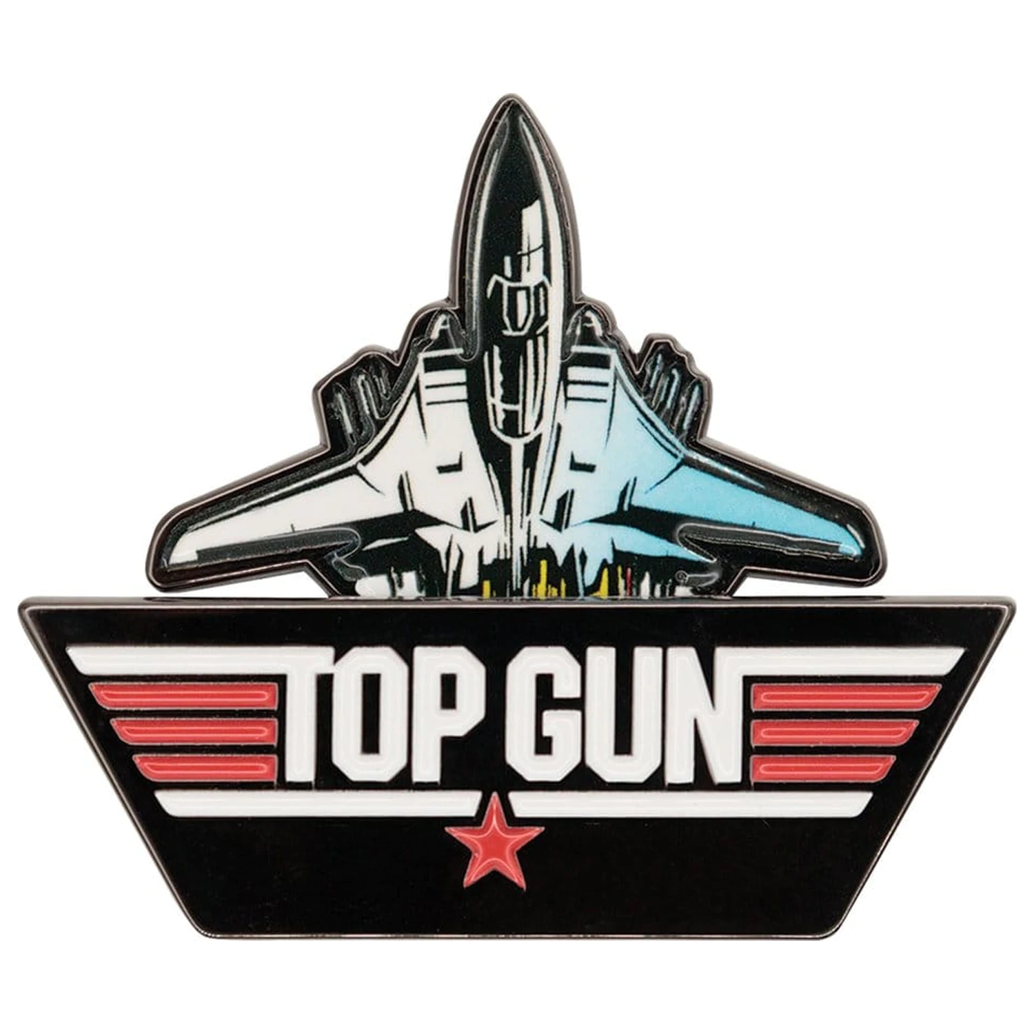Top Gun odznak odznak pohyblivý limitovaná edícia produktová fotografia