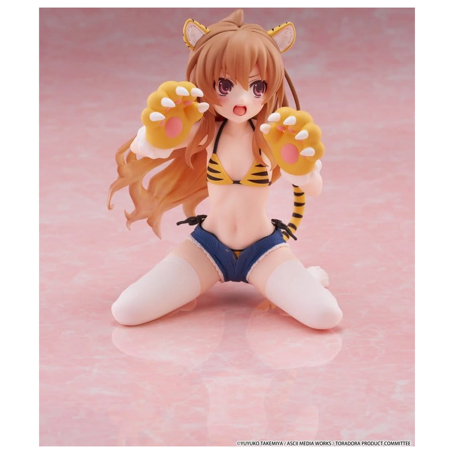 Toradora! Desktop Cute PVC figúrka Taiga Aisaka (Tiger Costume Swimwear Ver.) 13 cm produktová fotografia
