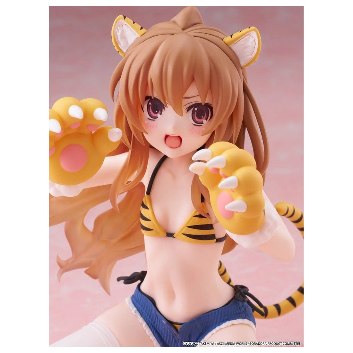 Toradora! Desktop Cute PVC figúrka Taiga Aisaka (Tiger Costume Swimwear Ver.) 13 cm produktová fotografia