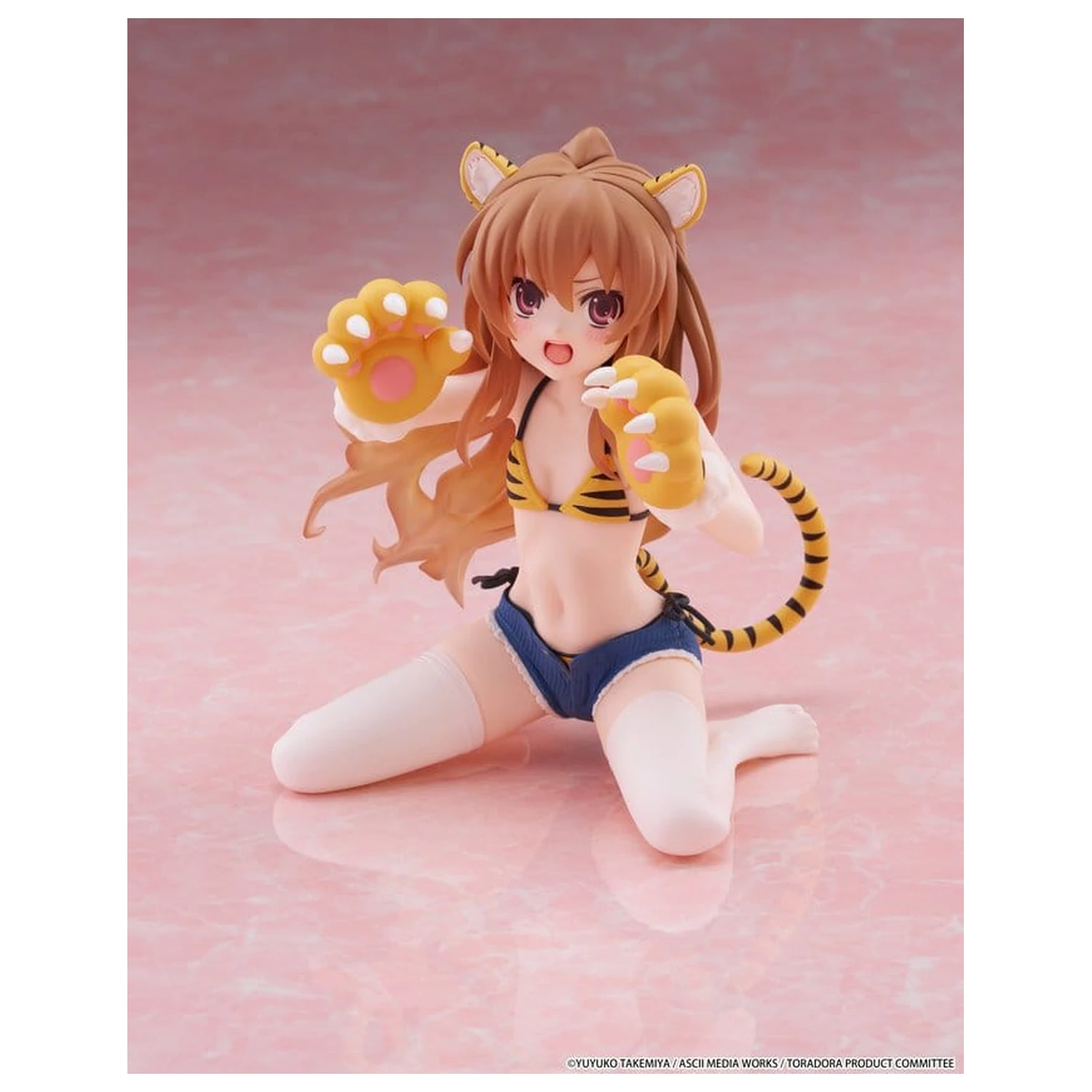 Toradora! Desktop Cute PVC figúrka Taiga Aisaka (Tiger Costume Swimwear Ver.) 13 cm produktová fotografia