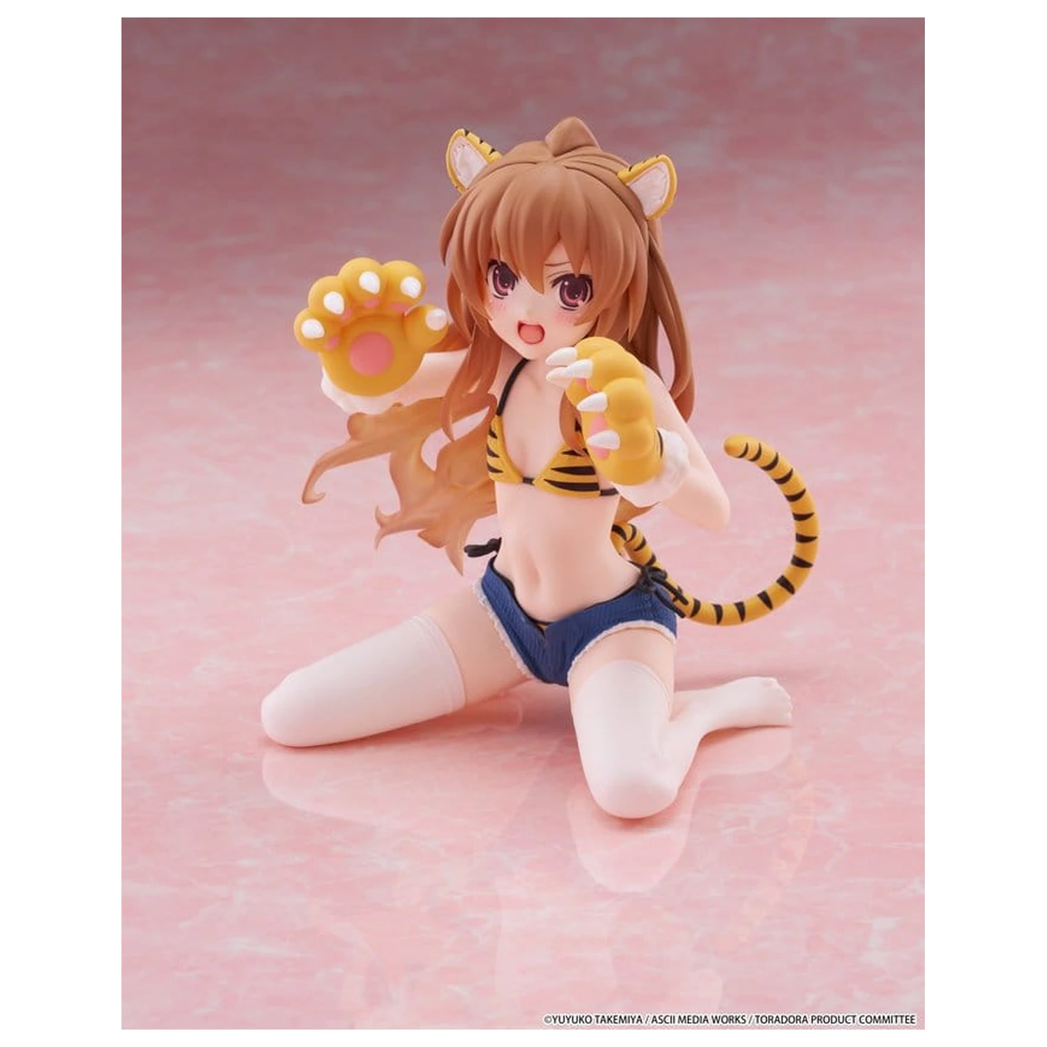 Toradora! Desktop Cute PVC figúrka Taiga Aisaka (Tiger Costume Swimwear Ver.) 13 cm produktová fotografia